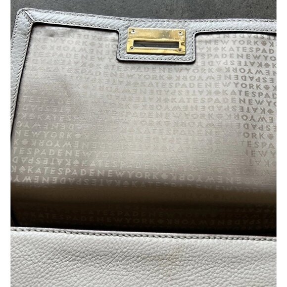 Kate Spade New York MAGNOLIA PARK LARGE LAUREL Tote Leather Bag Purse Cream - Picture 16 of 16